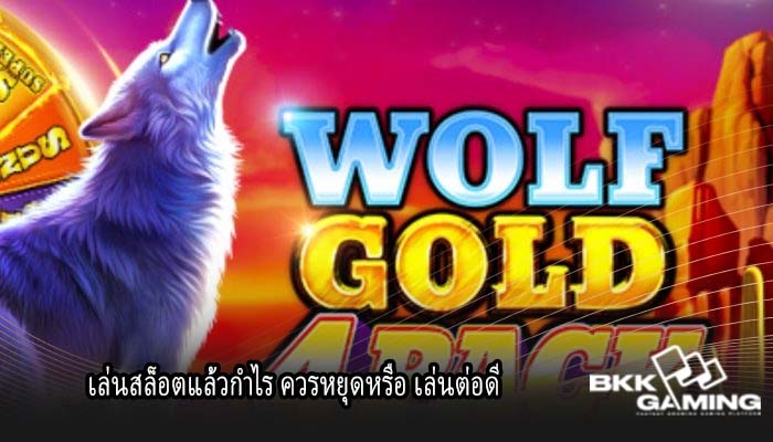 เล่นสล็อตแล้วกำไร ควรหยุดหรือ เล่นต่อดี