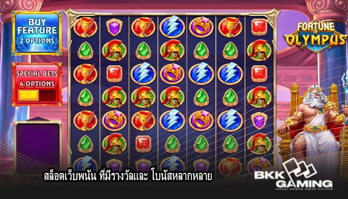สล็อตเว็บพนัน ที่มีรางวัลและ โบนัสหลากหลาย